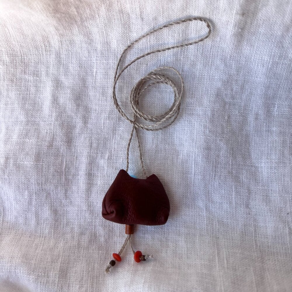 Tiny Leather Pouch - image 6